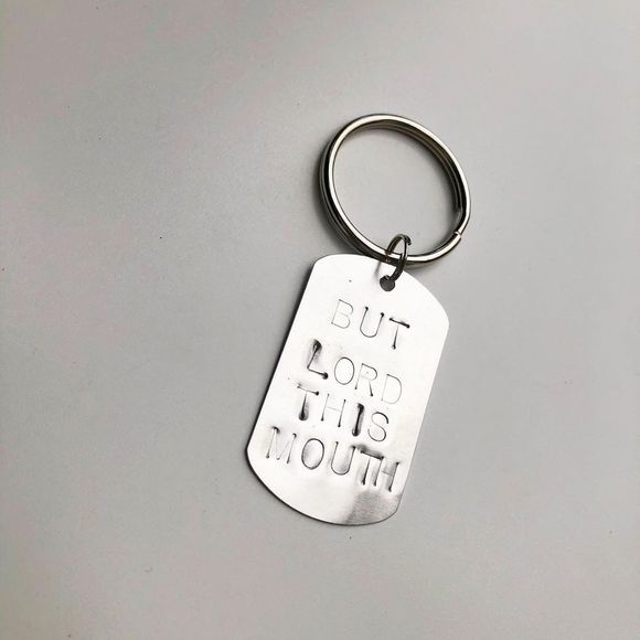 Wild Arrow Lord This Mouth Tin Keychain - Picture 1 of 3